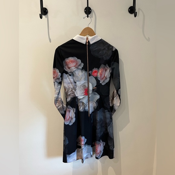 Ted Baker Floral Print Dress, Size 1, Excellent Used Condition - Picture 7 of 7